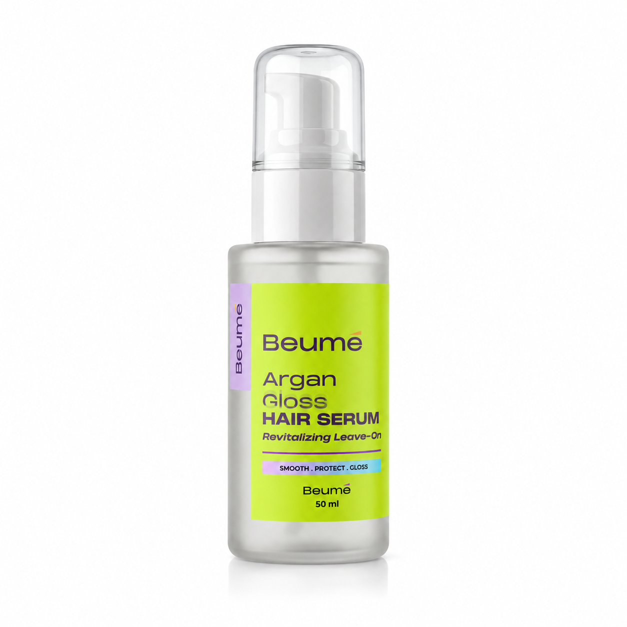 Beume Argan Gloss Hair Serum – Anti Frizz Leave-In Serum with UV & Heat Protection