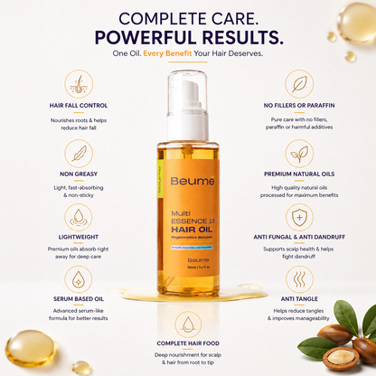 Beume Multi Essence 15 Hair Oil – Nourishing Hair Growth & Repair Oil
