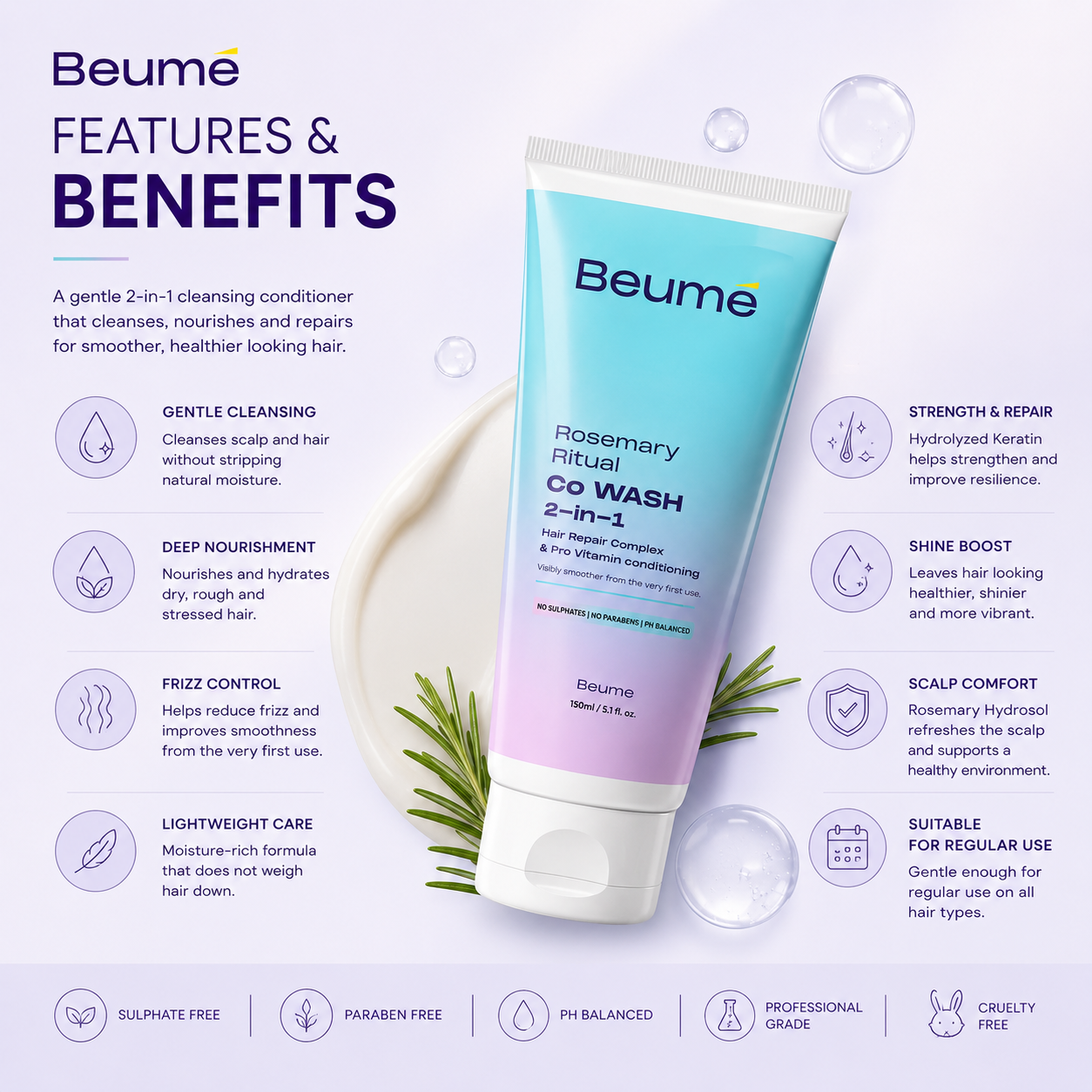 Beume Rosemary Ritual Co-Wash
