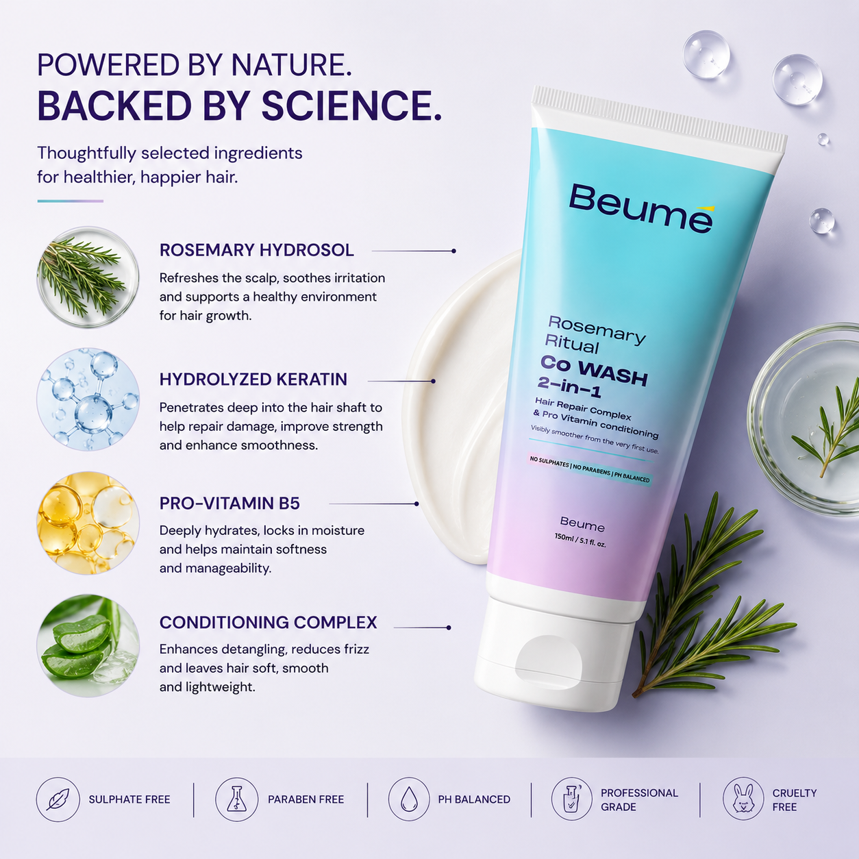 Beume Rosemary Ritual Co-Wash