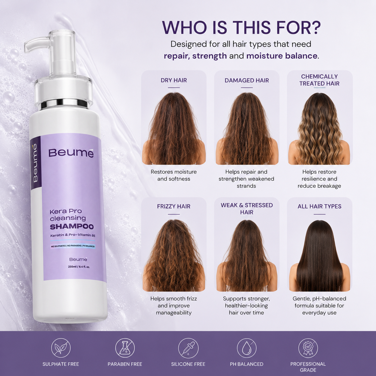Beume Kera Pro Cleansing Shampoo