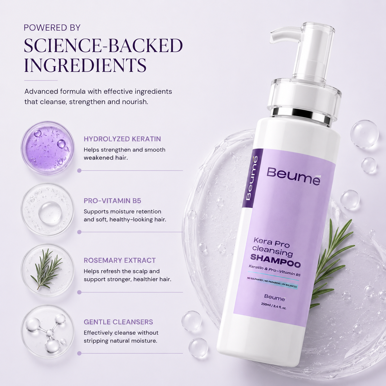 Beume Kera Pro Cleansing Shampoo